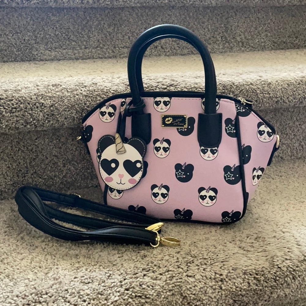 Betsey Johnson panda purse